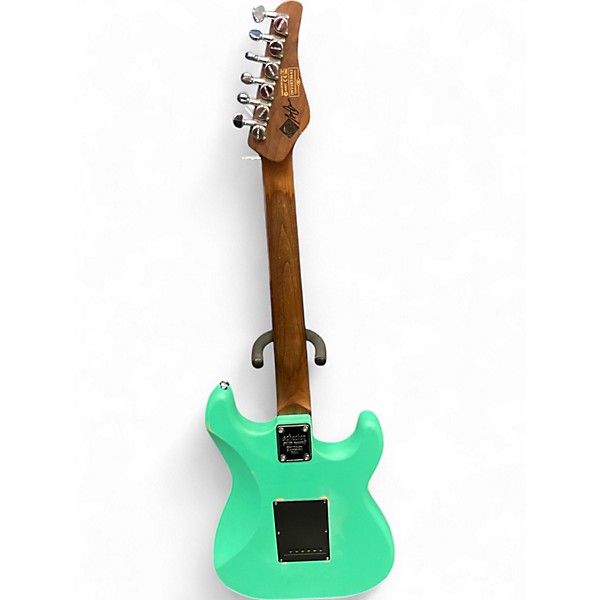 Used Schecter Guitar Research NICK JOHNSTON SIGNATURE ATOMIC GREEN Electric Guitar