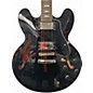 Used Epiphone ES335 Pro Ebony Hollow Body Electric Guitar