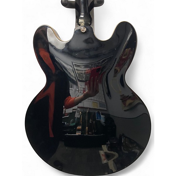Used Epiphone ES335 Pro Ebony Hollow Body Electric Guitar