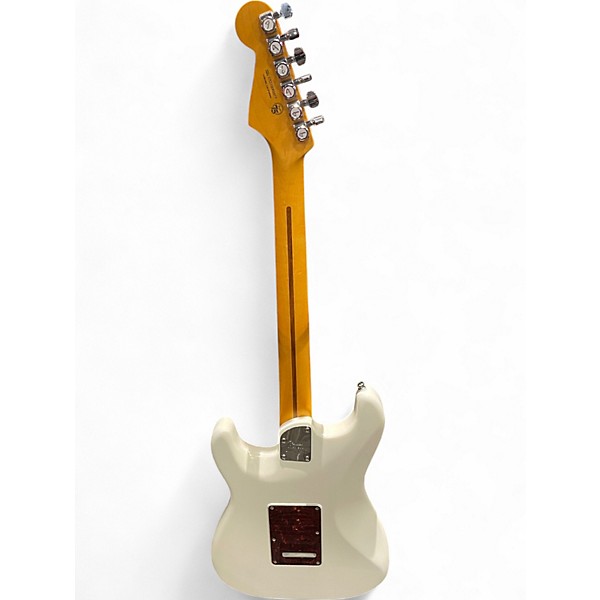 Used Fender American Ultra Stratocaster Olympic Pearl Solid Body Electric Guitar