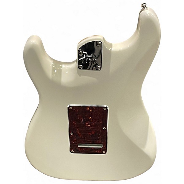 Used Fender American Ultra Stratocaster Olympic Pearl Solid Body Electric Guitar