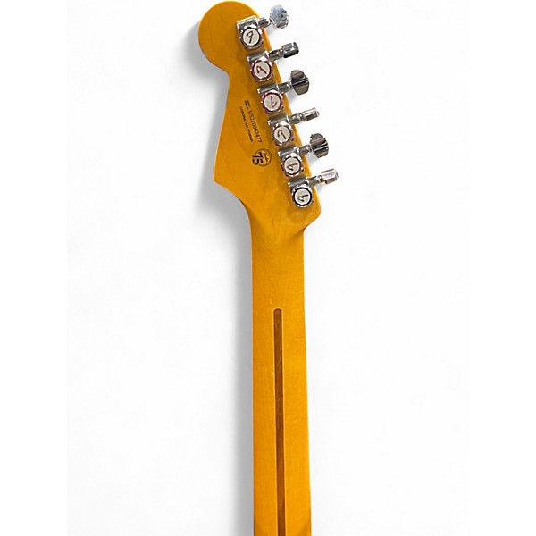 Used Fender American Ultra Stratocaster Olympic Pearl Solid Body Electric Guitar