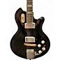 Vintage 1960s Supro Coronado II Black Resoglass Solid Body Electric Guitar