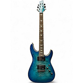 Used Dean MDX QUILT Blue Burst Solid Body Electric Guitar