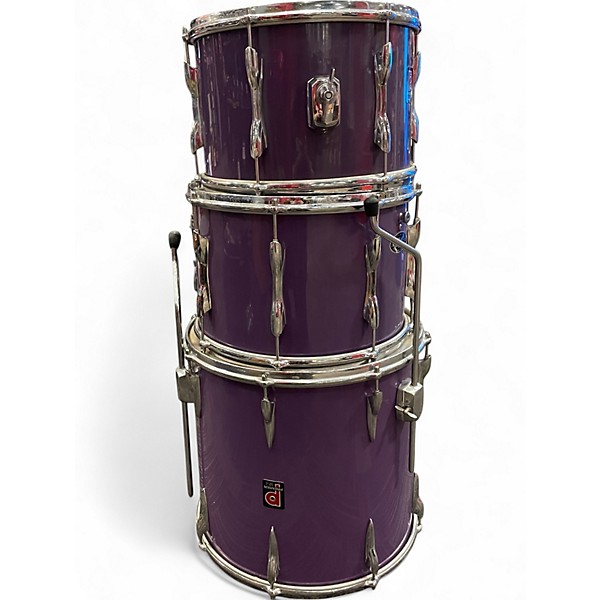 Vintage 1978 Premier 4 Piece 4 PIECE Purple Drum Kit