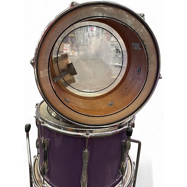 Vintage 1978 Premier 4 Piece 4 PIECE Purple Drum Kit