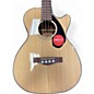 Used Fender cb-60sce Natural Acoustic Bass Guitar