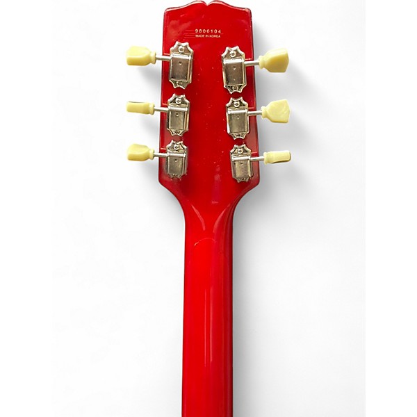 Used 1998 Hamer Echotone Red Hollow Body Electric Guitar