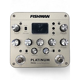 Used Fishman PROPLT101 Platinum EQ Pre With DI Acoustic Guitar Pickup