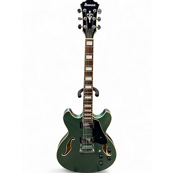 Used Ibanez AS73 Artcore Olive Metalic Hollow Body Electric Guitar,Specials : American Fashion Style Bags On Sale