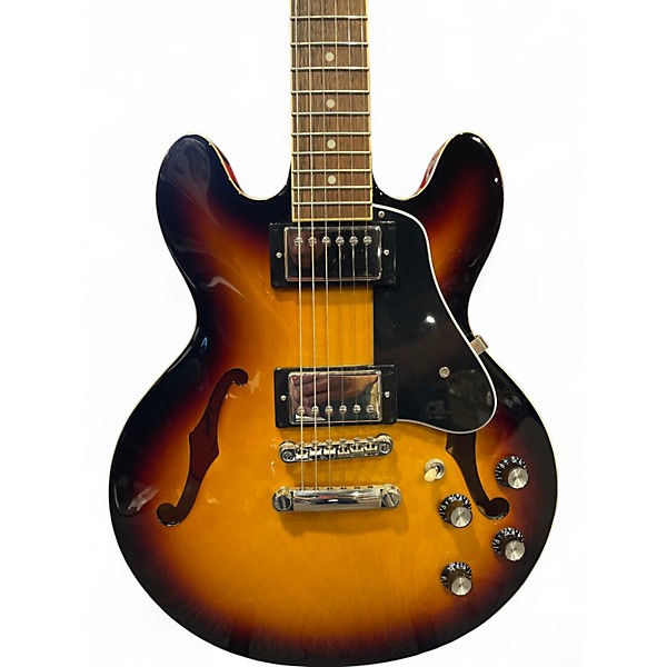Used Epiphone ES339 Sunburst Hollow Body Electric Guitar