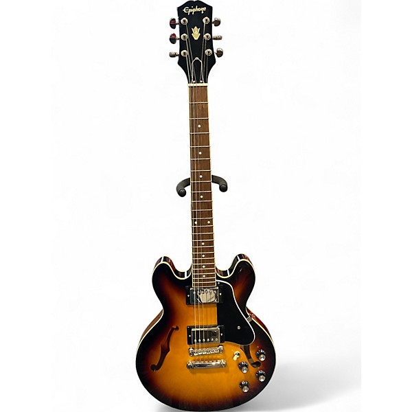 Used Epiphone ES339 Sunburst Hollow Body Electric Guitar