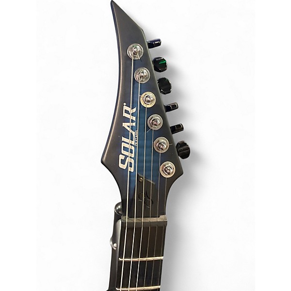 Used 2021 Solar Guitars S126 HFOB Blue Burst Solid Body Electric Guitar