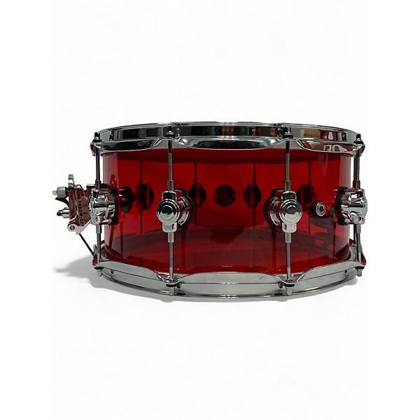 Used DW 14X6.5 Design Series Snare Ruby Drum