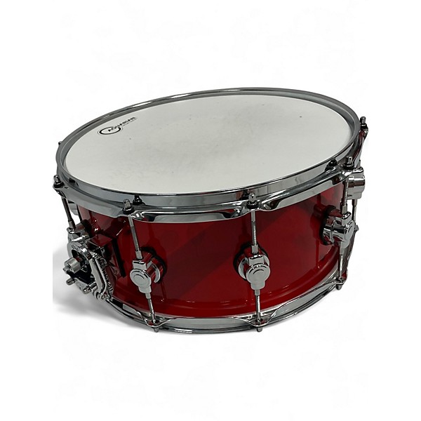 Used DW 14X6.5 Design Series Snare Ruby Drum