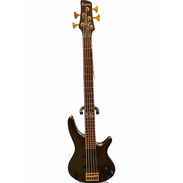 Used Ibanez K5 Fieldy Signature 5 String Black Electric Bass Guitar,Specials : American Fashion Style Bags On Sale