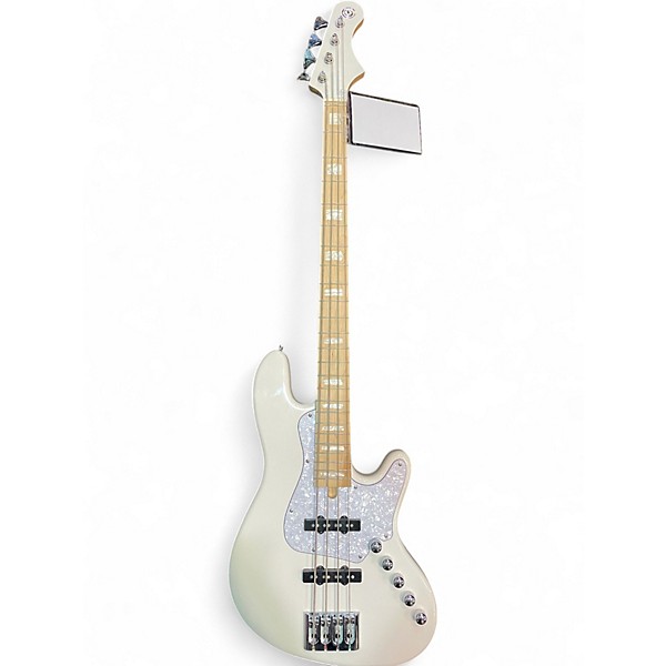 Used Cort ELRICK NJS4 White Electric Bass Guitar