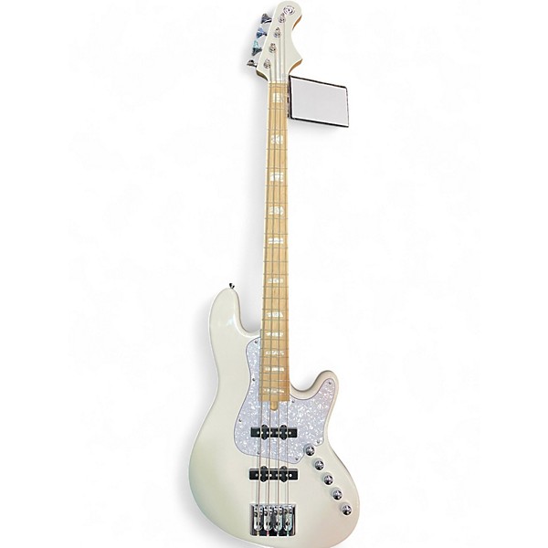 Used Cort ELRICK NJS4 White Electric Bass Guitar