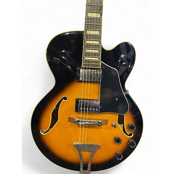 Used Ibanez AF75BS 2 Color Sunburst Hollow Body Electric Guitar