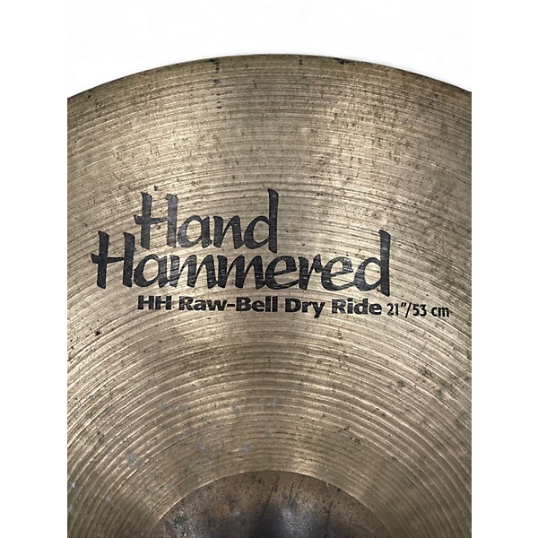 Used SABIAN 21in HH Raw-Bell Dry Ride Cymbal
