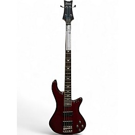 Used Schecter Guitar Research Stilletto extreme Black Cherry Electric Bass Guitar