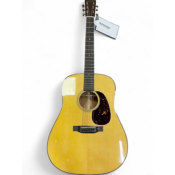 Used Martin D18 Natural Acoustic Guitar
