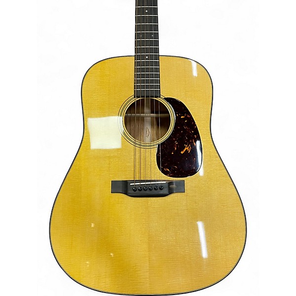 Used Martin D18 Natural Acoustic Guitar