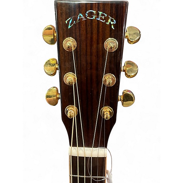 Used Zager ZAD-900 CE Natural Acoustic Electric Guitar