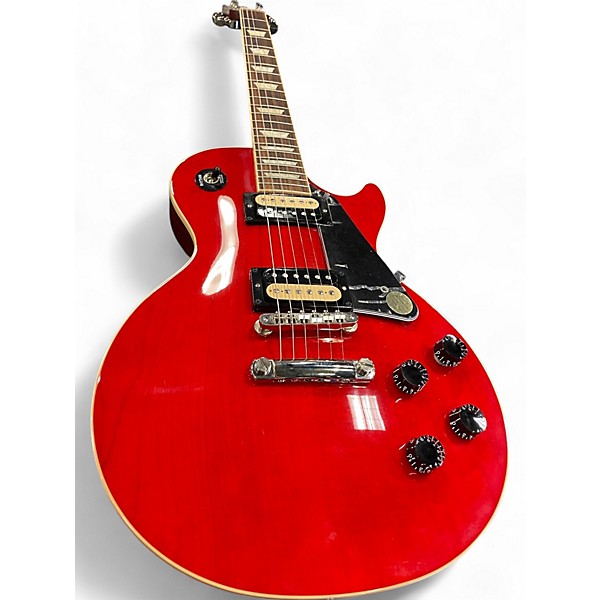 Used 2019 Gibson LES PAUL CLASSIC TRANSPARENT CHERRY Solid Body Electric Guitar