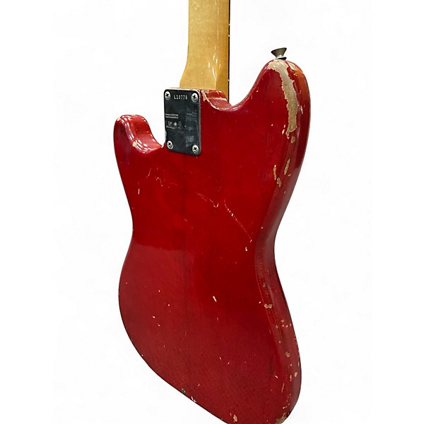 Vintage 1963 Fender MUSICMASTER Red Solid Body Electric Guitar