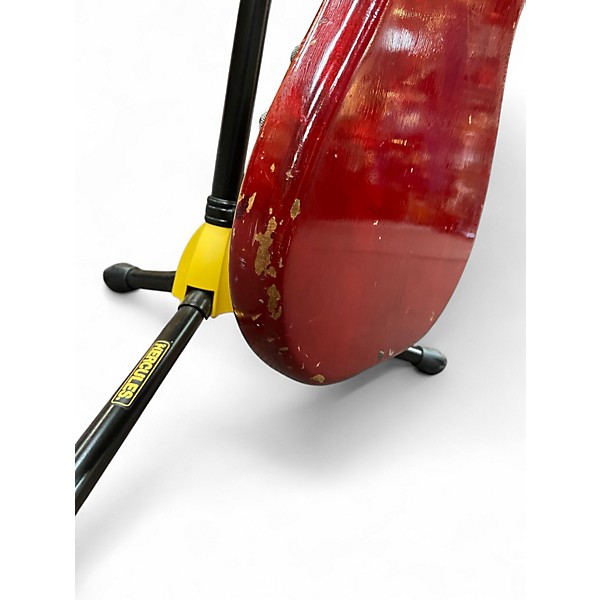 Vintage 1963 Fender MUSICMASTER Red Solid Body Electric Guitar