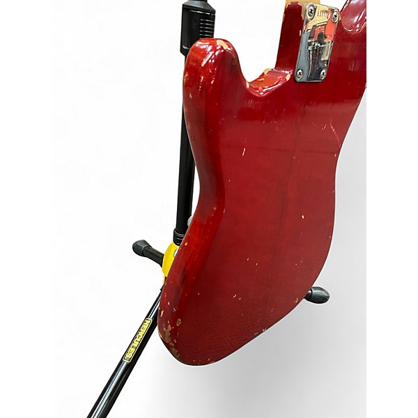 Vintage 1963 Fender MUSICMASTER Red Solid Body Electric Guitar