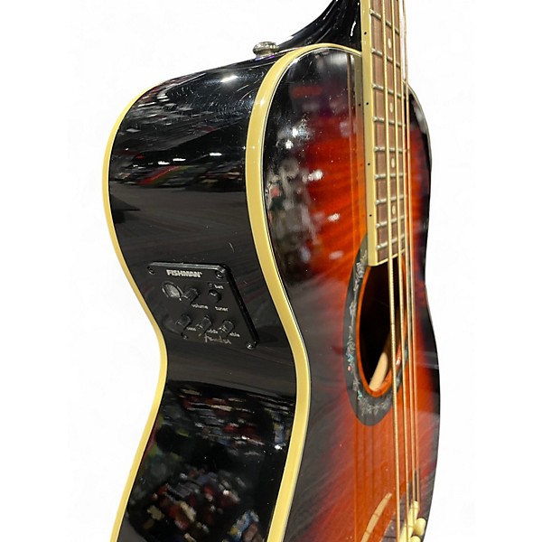 Used Fender T Bucket Bass 3 Tone Sunburst Acoustic Bass Guitar