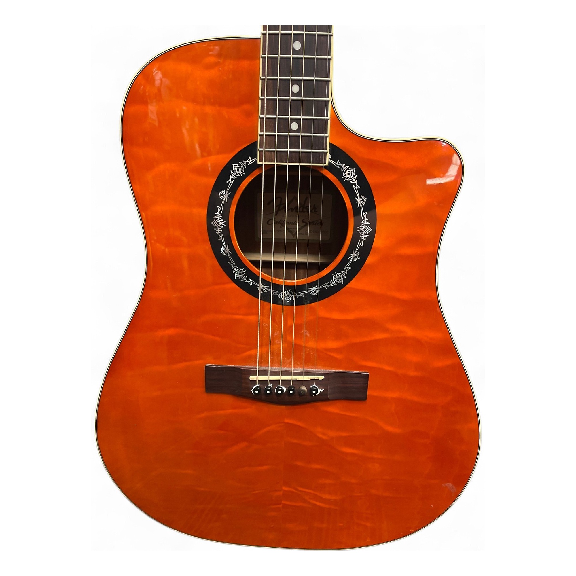 Used Fender T Bucket 300CE Amber Acoustic Electric Guitar