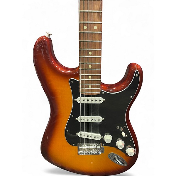 Used Fender Player Plus Stratocaster Plus Top Tobacco Sunburst Solid Body Electric Guitar