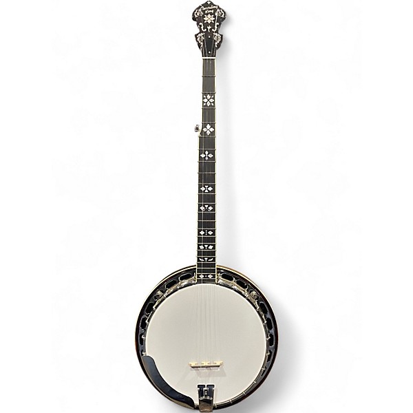 Used Recording King the elite hearts & flowers Natural Banjo
