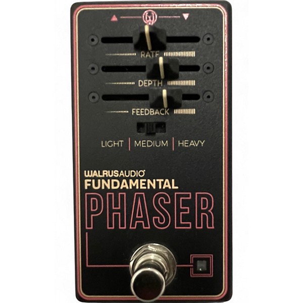 Used Walrus Audio FUNDAMENTAL PHASER Effect Pedal