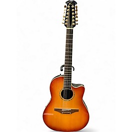 Used Ovation Celebrity CC245 Honeyburst 12 String Acoustic Electric Guitar