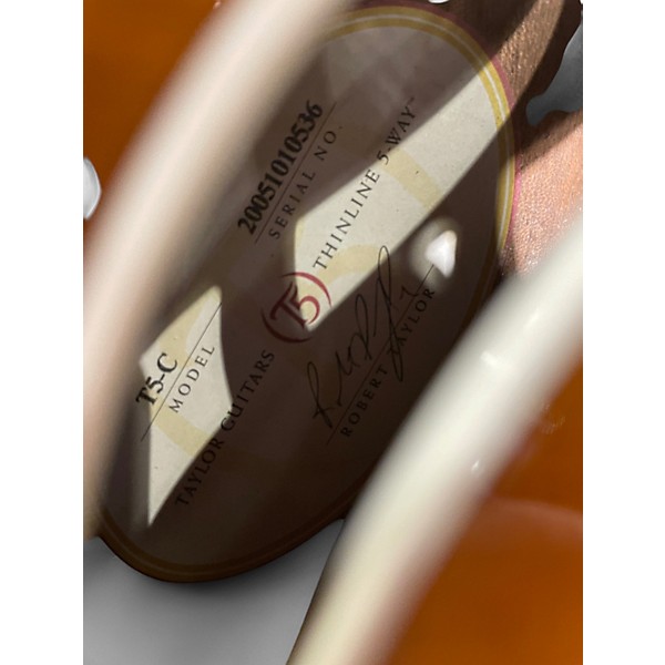 Used Taylor T5C1 Tobacco Burst Hollow Body Electric Guitar