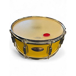 Used Pearl 14in DECADE MAPLE SNARE Yellow Drum