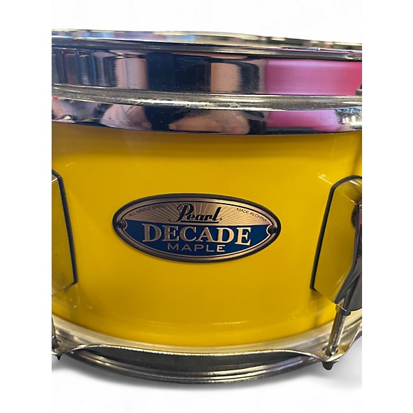 Used Pearl 14in DECADE MAPLE SNARE Yellow Drum
