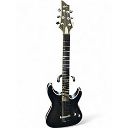 Used Schecter Guitar Research C1 Platinum BLACK BURST Solid Body Electric Guitar