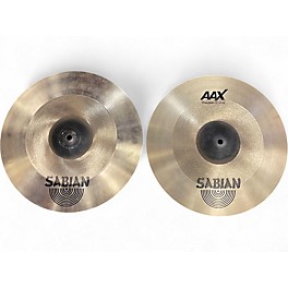 Used SABIAN 14in AAX FREQ HATS PAIR Cymbal