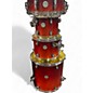 Used Mapex 4 Piece Meridian Birch Cherry Fade Drum Kit