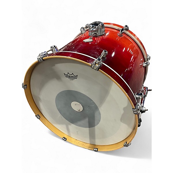 Used Mapex 4 Piece Meridian Birch Cherry Fade Drum Kit