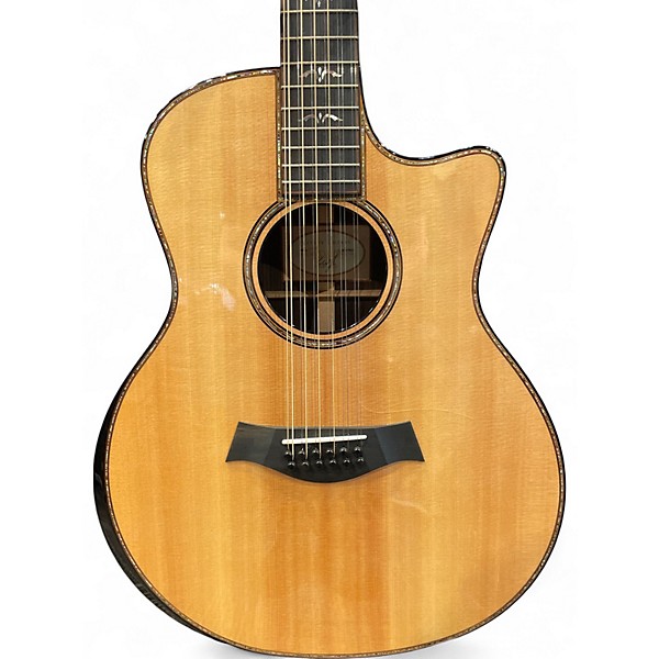 Used Taylor 956CE Natural 12 String Acoustic Electric Guitar
