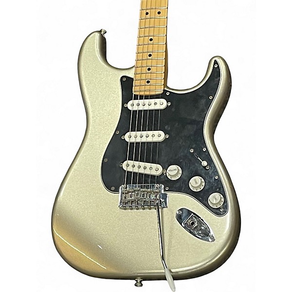 Used Fender 75TH ANNIVERSARY STRATOCASTER Gold Solid Body Electric Guitar