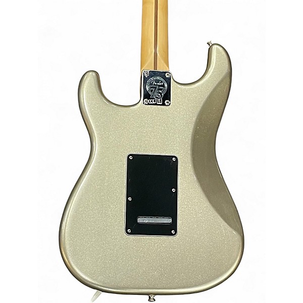 Used Fender 75TH ANNIVERSARY STRATOCASTER Gold Solid Body Electric Guitar