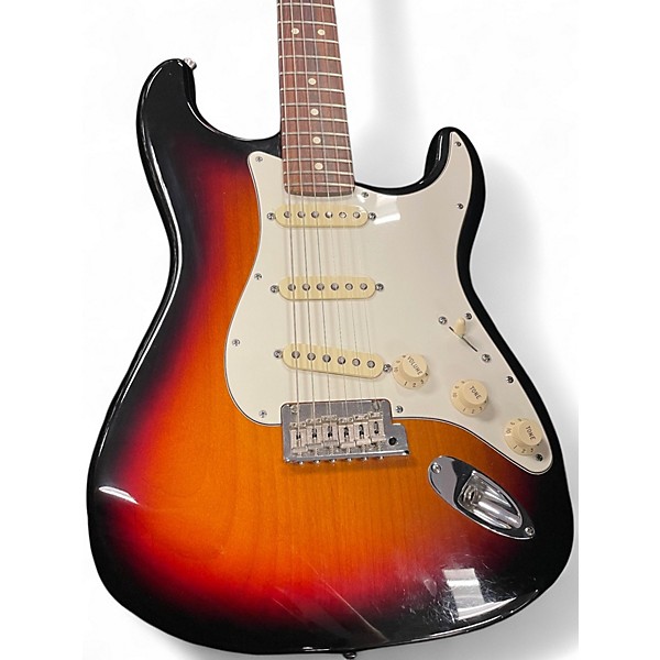 Used 2016 Fender American Standard Stratocaster 2 Color Sunburst Solid Body Electric Guitar