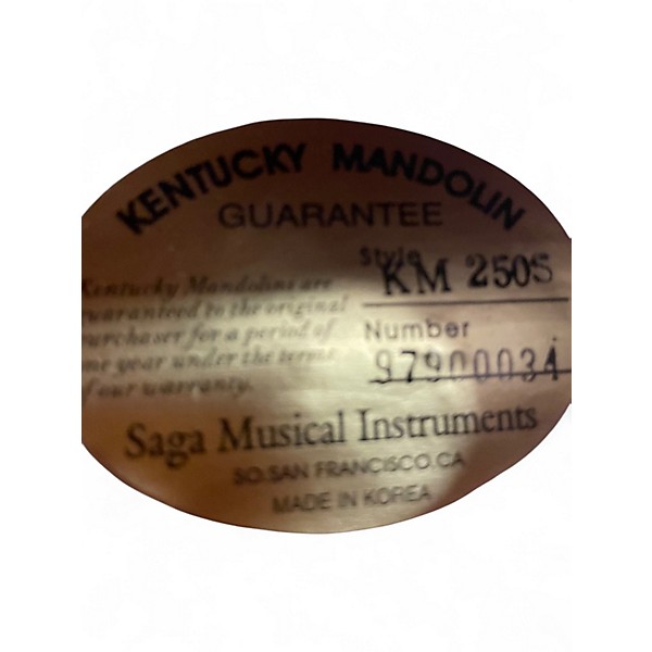 Used Kentucky KM250S Brown Mandolin